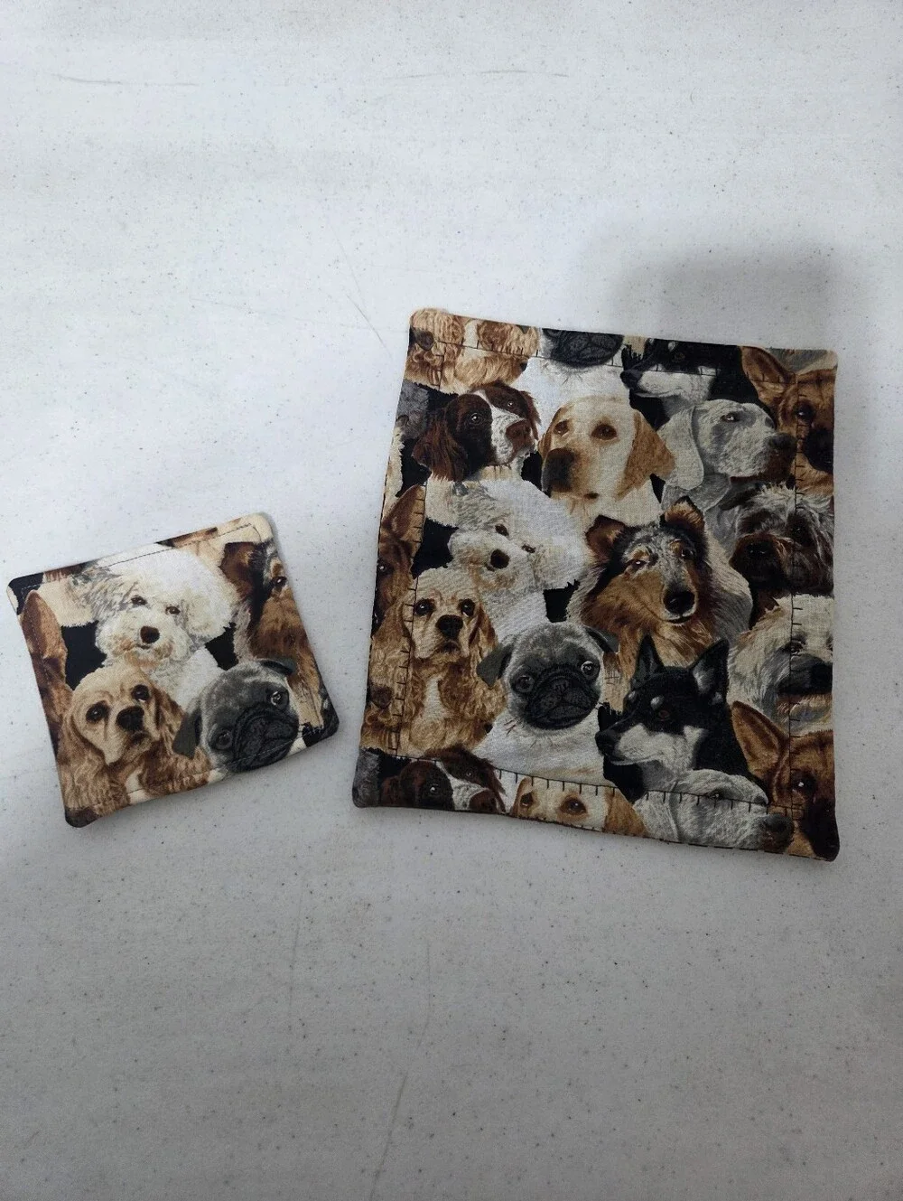 New handstitched Pug And Friends Decorative Coasters